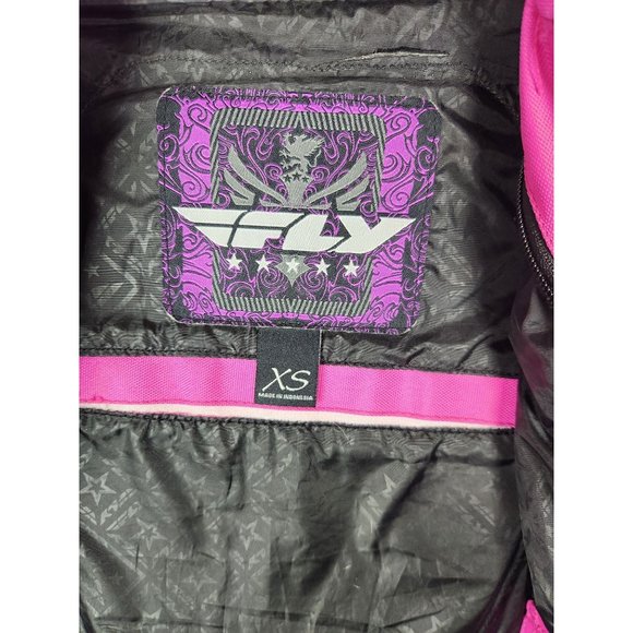 Fly Racing Women's XS Bright Pink Protective Racing Motorcycle Jacket - Picture 5 of 10